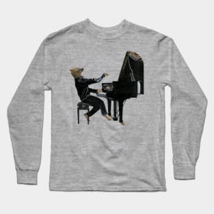 Jazz Piano Player Fantasy Artwork Long Sleeve T-Shirt